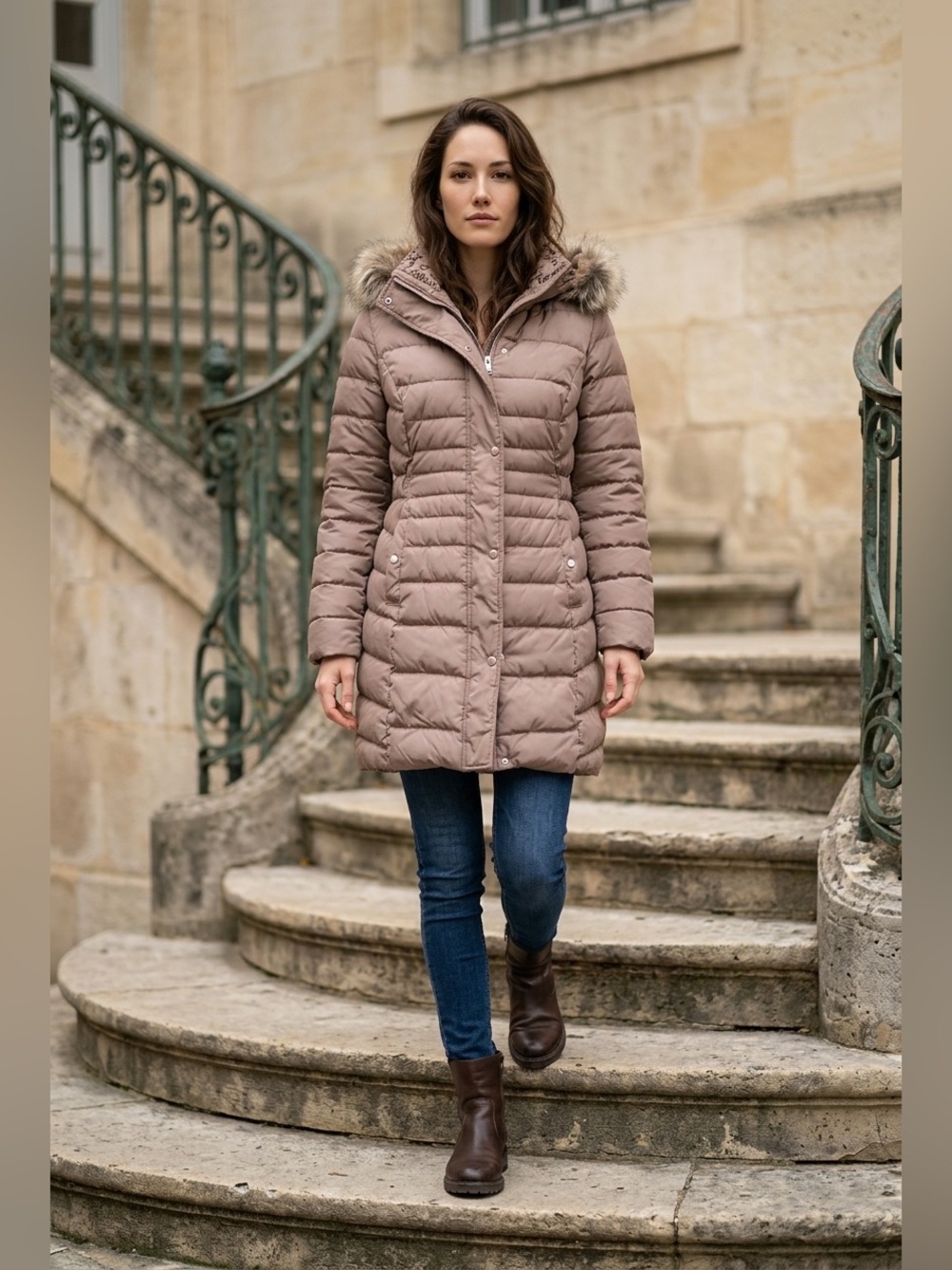 Ricki’s Puffer Winter Jacket with Hood